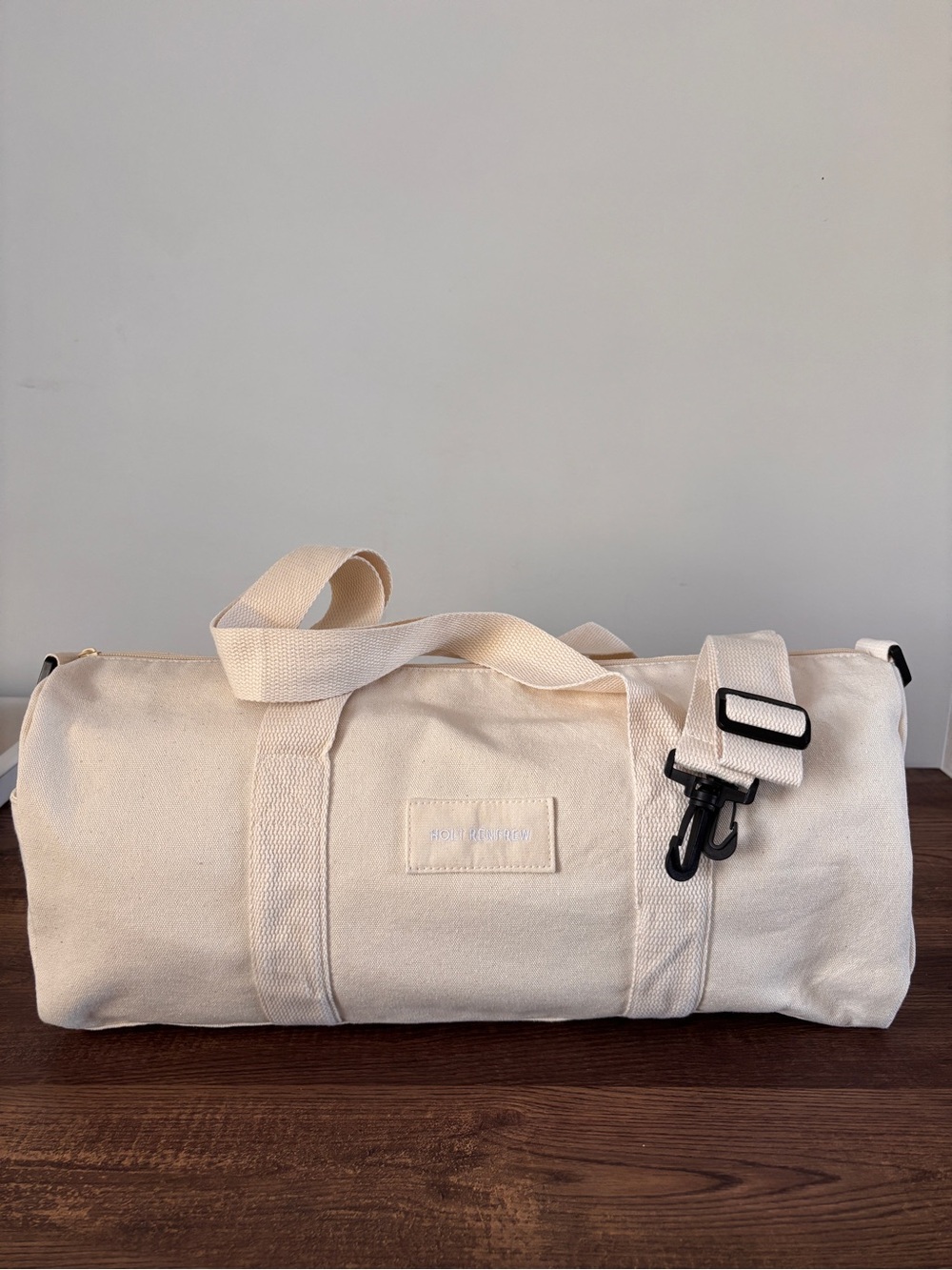 Canvas Weekend Duffel Bag in Natural